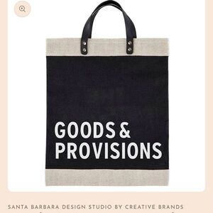 Black and Tan market Tote Bag